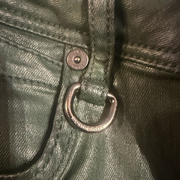 Burberry Green Westbourne Jeans Coated 29 - Picture 9 of 12